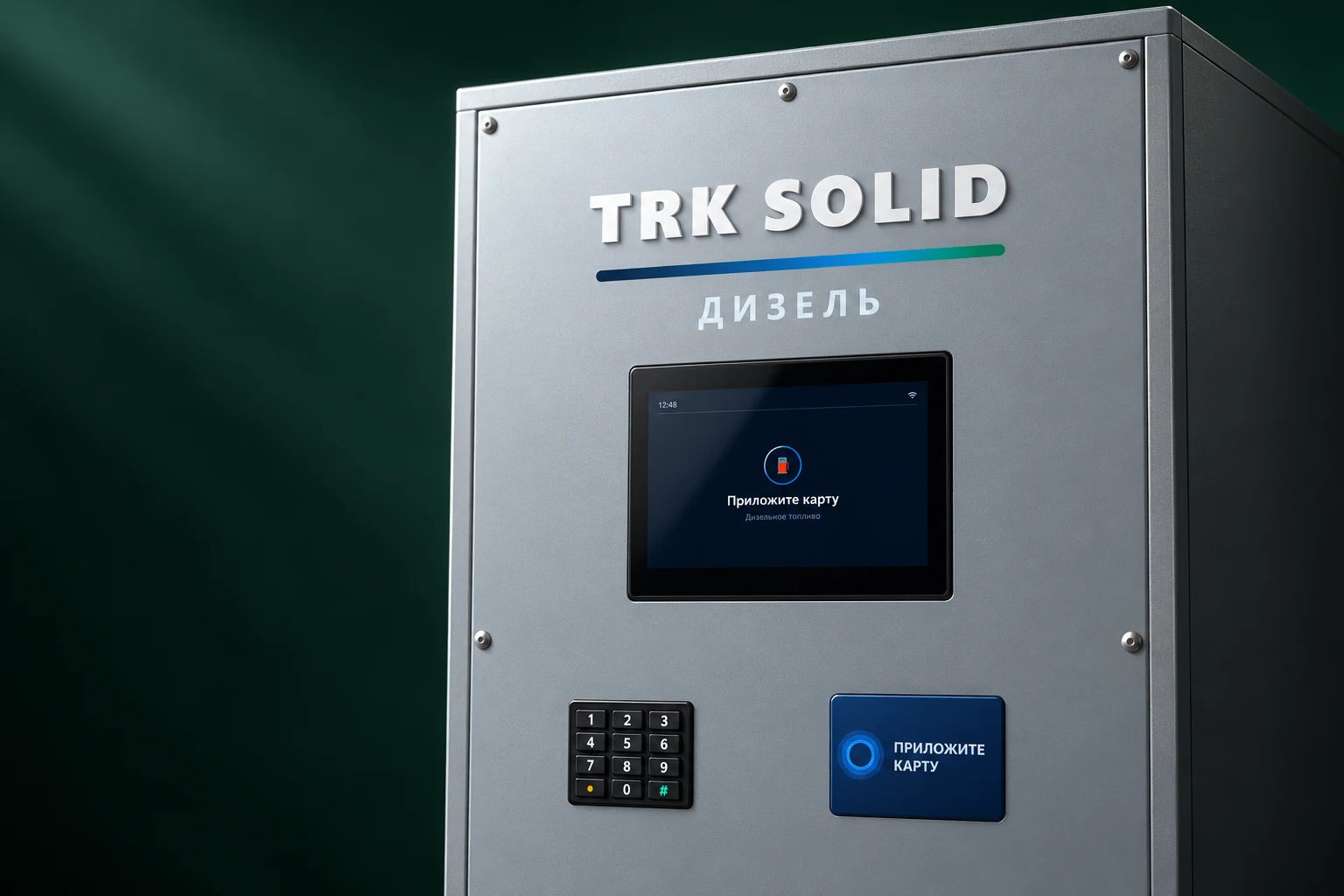 Новый рендер TRK Solid: сенсорный экран, клавиатура и RFID-считыватель
